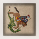 Roman Saint George und der Drache Puzzle (Horizontal)