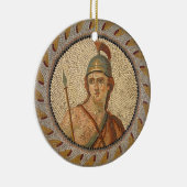 Roman Soldier Mosaic Keramikornament (Rechts)