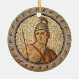 Roman Soldier Mosaic Keramikornament