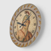 Roman Soldier Mosaik Große Wanduhr (Winkel)