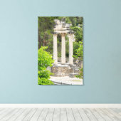 Roman Temple Ruins, Frankreich Leinwanddruck (Insitu (Holzboden))