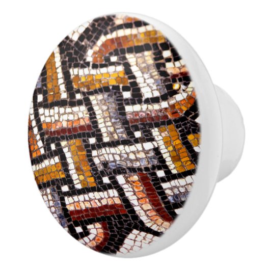 Roman Tile Mosaic Keramikknauf (Rechts)