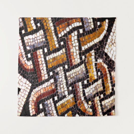 Roman Tile Mosaic Wandteppich (Vorderseite (Horizontal))