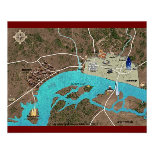 Roman & Viking London Poster (Vorderseite)