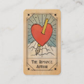 Romanautor-Tarotkarten-Illustration Visitenkarte (Vorderseite)