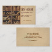 Romanautorbuchverfasser-Autorn-Visitenkarte Visitenkarte (Vorne/Hinten)