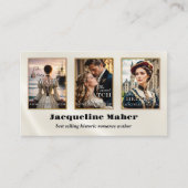 Romance Author Book Cover Foto Visitenkarte (Vorderseite)