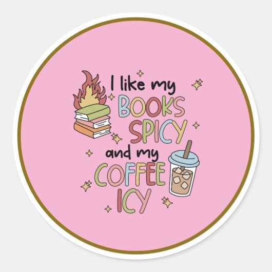 Romance books and coffee sticker (Vorderseite)