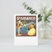 Romance Brand Peace River Fruit Postkarte (Stehend Vorderseite)