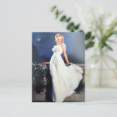 Romance Button Up Postkarte (Stehend Vorderseite)