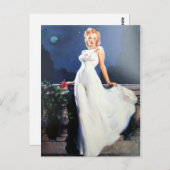 Romance Button Up Postkarte (Vorne/Hinten)