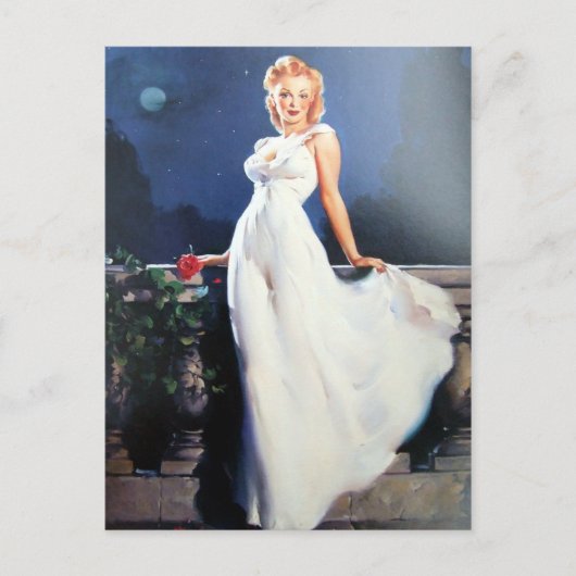 Romance Button Up Postkarte (Vorderseite)