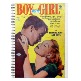 Romance Comic Book - Retro Comic - Vintage Comic Notizblock