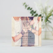 Romance Couple in Liebe Foto Speichern Sie die Dat Save The Date (Stehend Vorderseite)
