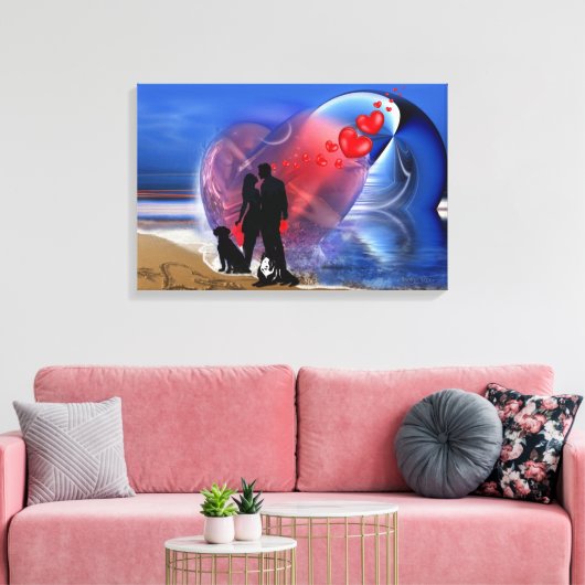 Romance Decor Leinwanddruck (Insitu (Wohnzimmer))