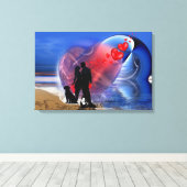 Romance Decor Leinwanddruck (Insitu (Holzboden))