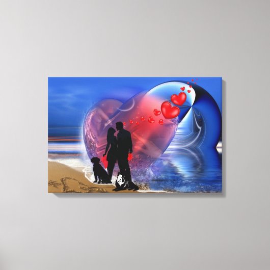 Romance Decor Leinwanddruck (Vorderseite)