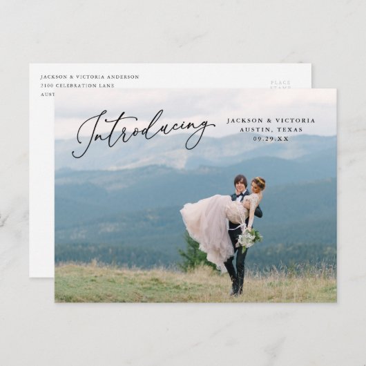 Romance Einführung Postkarte (Vorne/Hinten)