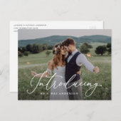 Romance Einführung Postkarte (Vorne/Hinten)