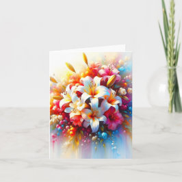 Romance Florale, Süße Seufzer des Herzens, Dankeskarte