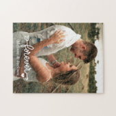 Romance Forever Love Couple Foto Valentine Puzzle (Horizontal)