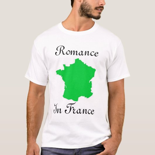 Romance in Frankreich T-Shirt (Vorderseite)