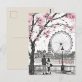 Romance in London Postkarte (Vorne/Hinten)