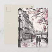 Romance in London Postkarte (Vorne/Hinten)