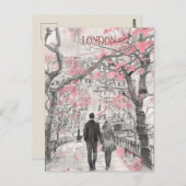 Romance in London Postkarte (Vorne/Hinten)