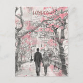 Romance in London Postkarte (Vorderseite)