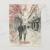 Romance in London Postkarte (Vorderseite)