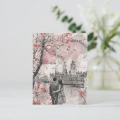 Romance in London Postkarte (Stehend Vorderseite)