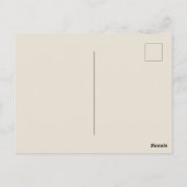 Romance in London Postkarte (Rückseite)