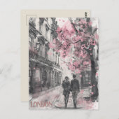 Romance in London Postkarte (Vorne/Hinten)