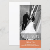 ROMANCE IN ORANGE | DANKE, DASS DU KARTE (Vorne/Hinten)