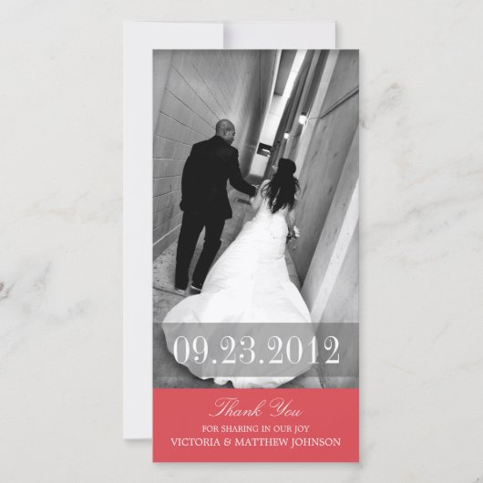 ROMANCE IN RED | DANKE, DASS DU KARTE (Vorderseite)