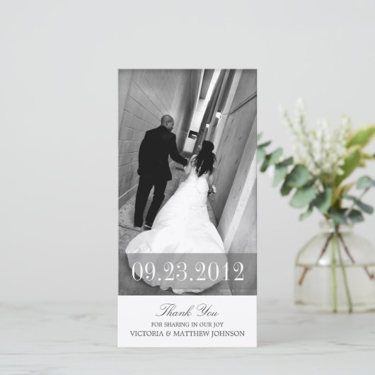 ROMANCE IN WEISS | DANKE, DASS DU KARTE (Stehend Vorderseite)