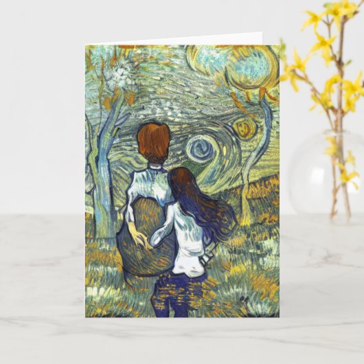 ROMANCE KARTE (Gelbe Blume)