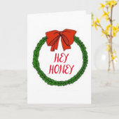 **ROMANCE, LIEBE UND URLAUB MISTLETOE** MIT IHNEN KARTE (Gelbe Blume)