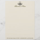 Romance mit einem Leuchter ~ Geschäfts-Briefkopf Briefkopf (Vorderseite)