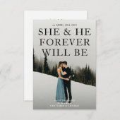 Romance Novel Ankündigung Datum freihalten (Vorne/Hinten)