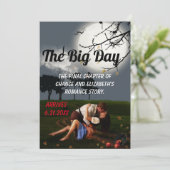 Romance Novel Style Einladung (Stehend Vorderseite)