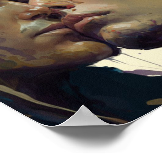 Romance Postcard Poster (Ecke)