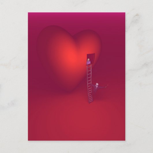 Romance Postcard Postkarte (Vorderseite)