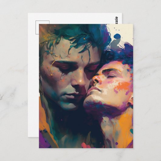 Romance Postcard Postkarte (Vorne/Hinten)