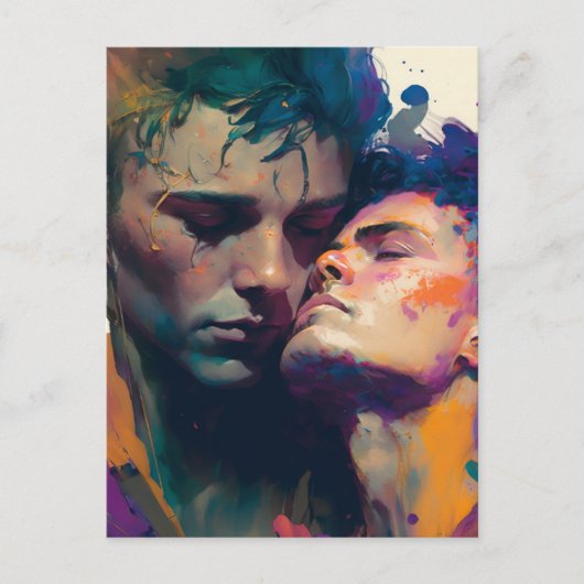 Romance Postcard Postkarte (Vorderseite)