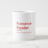 Romance Reader definiert! Jumbo-Tasse (Vorderseite)