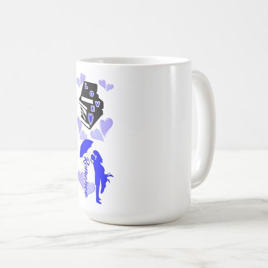 Romance (Regenschirm) Kaffeetasse (VorderseiteRechts)