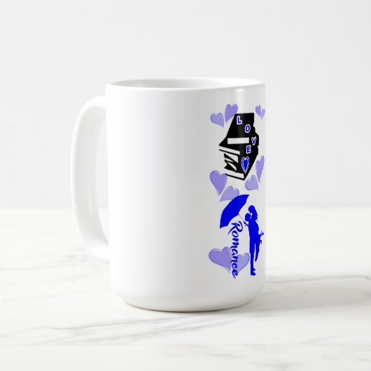 Romance (Regenschirm) Kaffeetasse (Vorderseite Links)