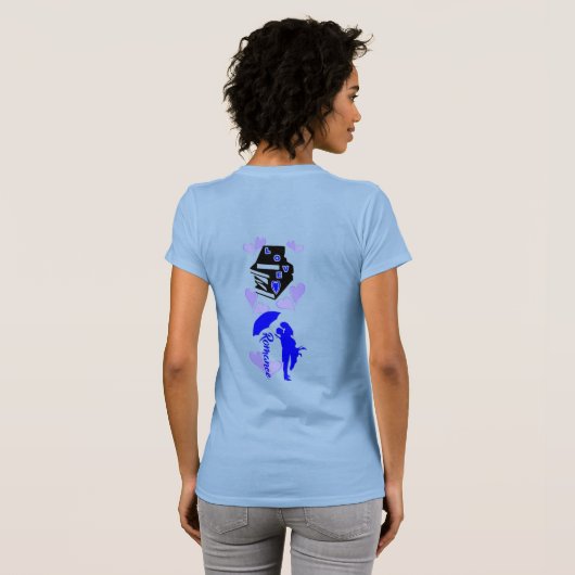 Romance (Regenschirm) T-Shirt (Schwarz voll)